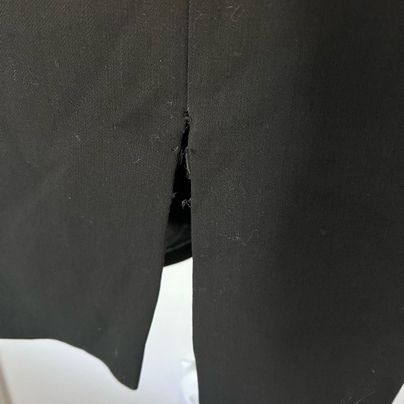Ann Taylor Petites 6P Black Wool Dress - Needs Small Repair (See Photo) - Picture 4 of 7